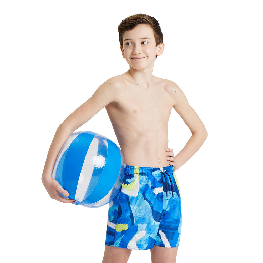 Boys' Turquoise Beach Boxer Logo