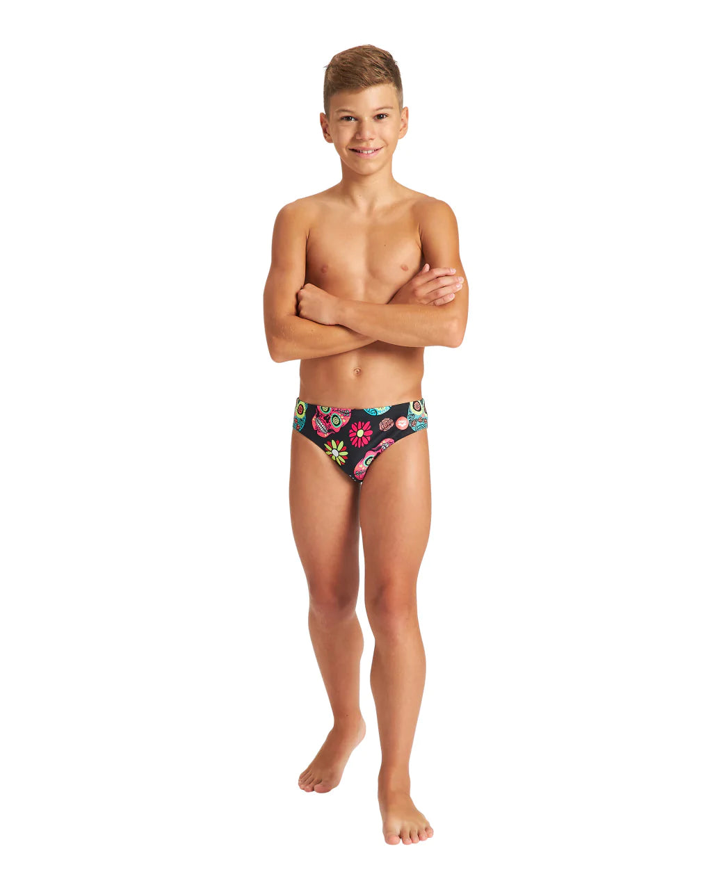 Buy arena Boys Crazy Skulls Carnival JR Brief Boys Jammers